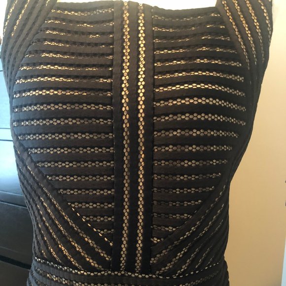 Amazing Black and Nude Dress- So Unique!! NWT - Picture 5 of 10